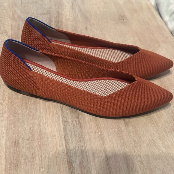 New without Box Rothy’s Brandy Color Sold out size 6 The Point Shoes - Picture 6 of 6